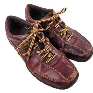 Rockport XCS Shoes Mens Size 10 Brown Leather Oxford Lace Up Casual Comfort